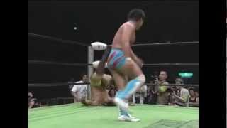 Katsuhiko Nakajima's Brutal head Kick!