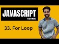 For Loop in Javascript  | Javascript Tutorial In Hindi #33