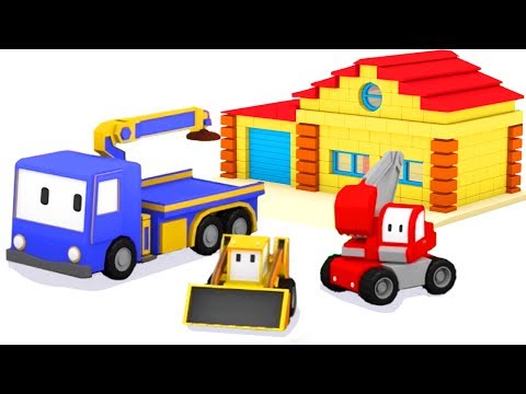 Casuta : Invata Formele Si Culorile | Invata Cu Micile Camioane: Buldozer, Desene Educationale