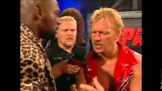 Shane Douglas Backstage Interview With Abyss James Mitchell Jeff Jarrett and Monty Brown