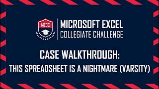 MECC February Weekend Battle '26 - Diarmuid Early Walkthrough - This Spreadsheet is a Nightmare (V)