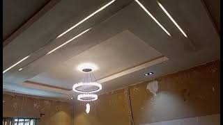 Modern Lighting Transformation: From Clean White to Electric Blue! 💡💙