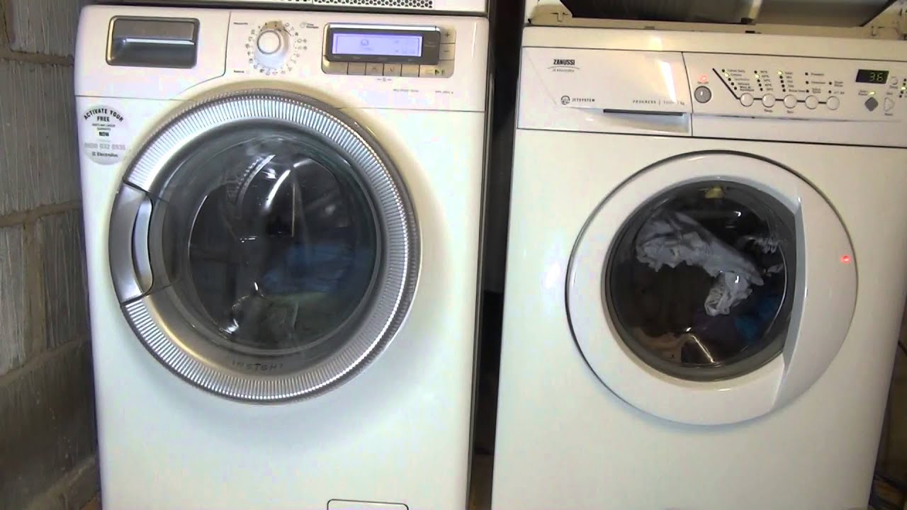Wash race No.4 : Zanussi vs Electrolux : Cotton 60'c rinses and Inter spins (pt 4 of 5)