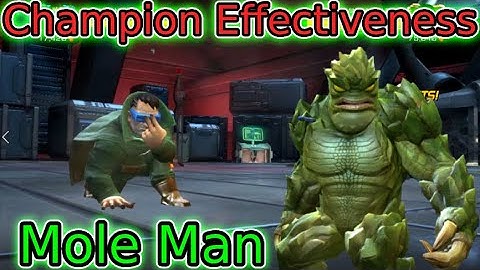 Champion Effectiveness Episode 4 "Mole Man" | Learn Everything That He Can Do! | MCOC