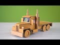 A cardboard truck  how to make a truck using cardboard  diy