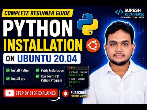 Python Installation on Ubuntu 20.04 | Complete Beginner Guide | Suresh TechVerse