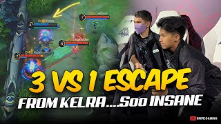 THIS 3v1 ESCAPE FROM KELRA IS SOoo INSANE...😱