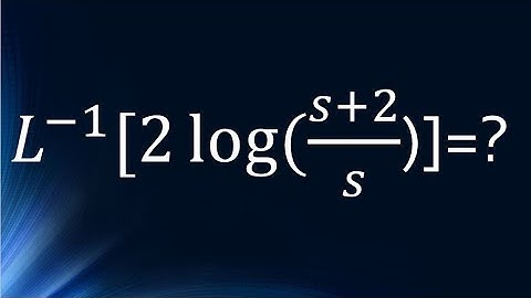 Laplace Inverse of Logarithmic Function