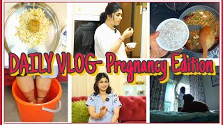 2-PREGNANCY VLOG - Recipe for Diabetes || Pregnancy Challenges || Tips to reduce swelling #dailyvlog