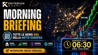 Analisi Macro USA: Regime Risk-Off, Inflazione PCE e Rotazione Tech | Morning Briefing 26 Giu