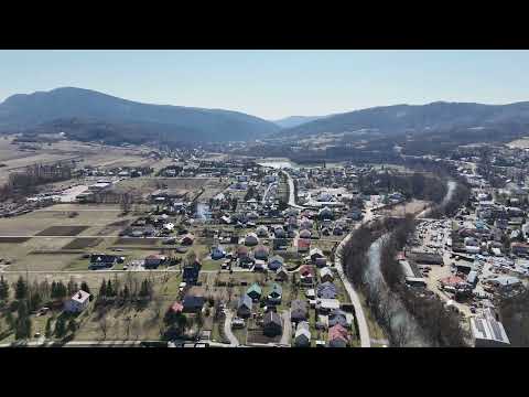 Dukla - miasto Beskidu Niskiego, DJI Mini 4 pro, Henryk Różański