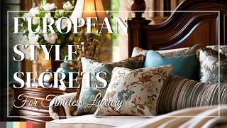 Vintage European Style with Regal Beauty 🎀 Fill Your Home with Sophisticated Historic Charm