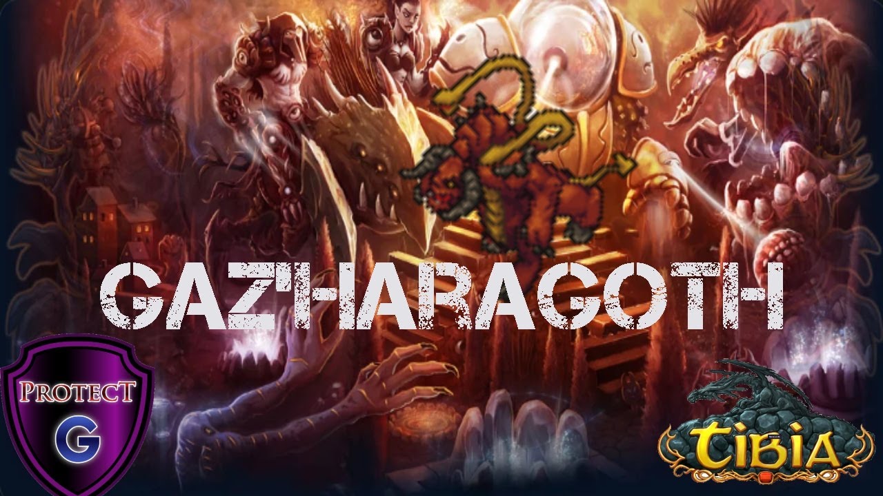 Tibia Quest (World change) - como no morir ante Gaz'haragoth - YouTube
