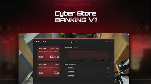 [QB/ESX] | FiveM Banking V1