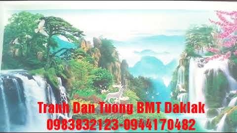 Tranh dán tường giá rẻ BMT Daklak