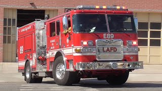 LAFD Engine 89 Responding