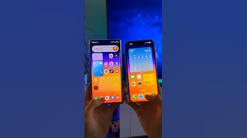 One UI 6 Beta 5 vs iOS 17 Animations #oneui6 #ios17