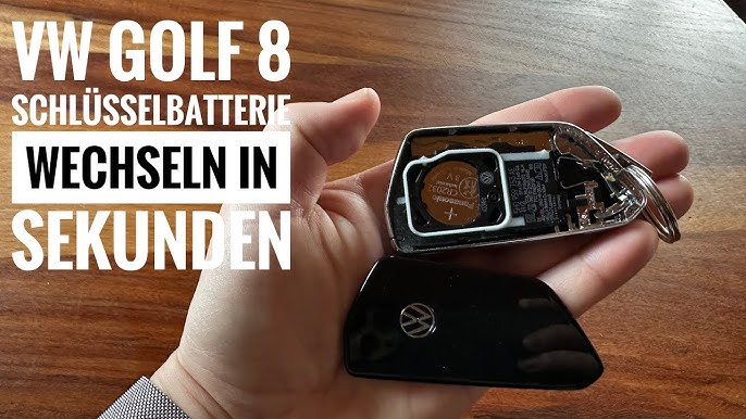Golf 7 Schlüssel Batterie wechseln & anlernen