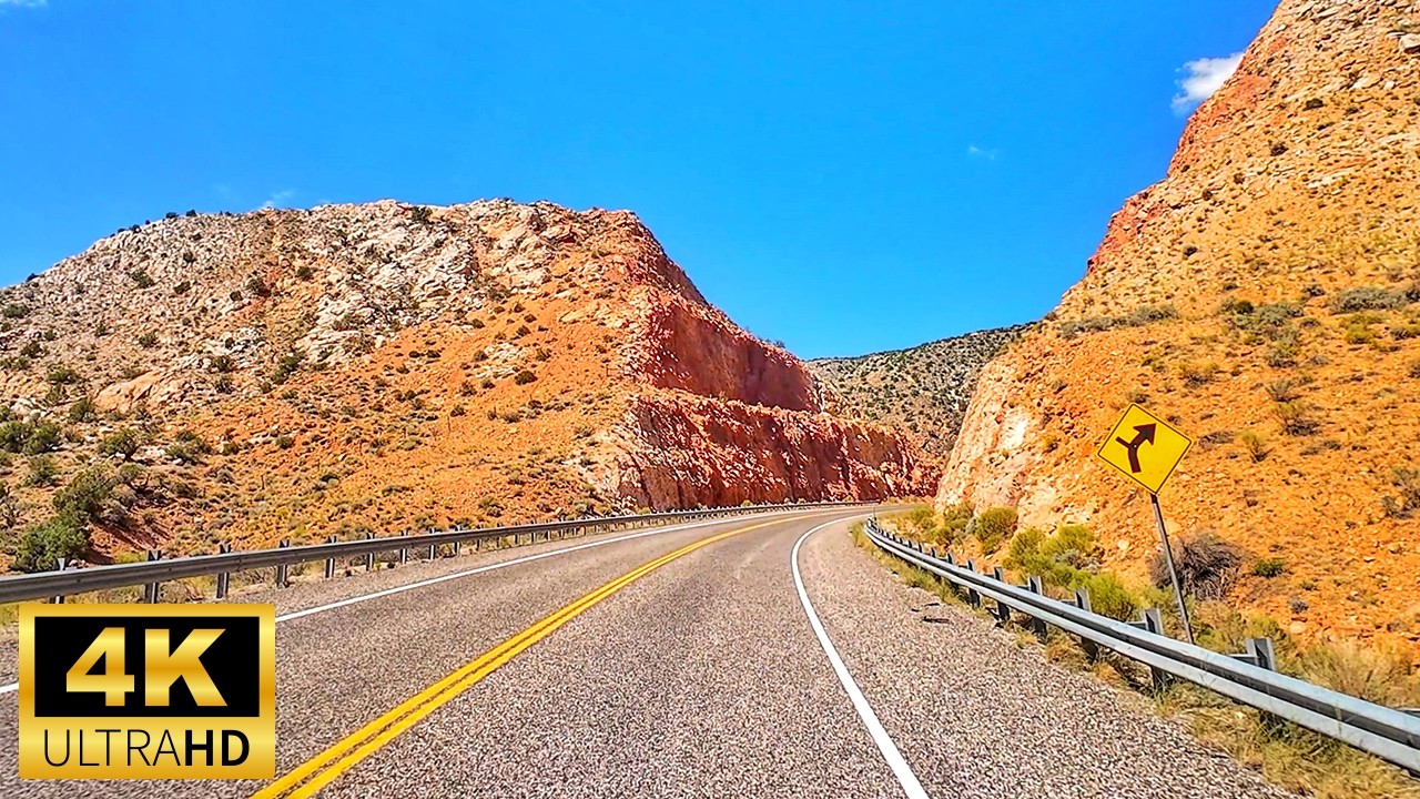 Stunning Road Trip: Page to St. George, Utah – 4K Driving Adventure