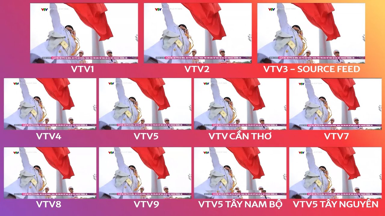 VTV | Single-view và Multi-view 11 kênh VTV tách sóng Xuân Giáp Thìn 2024, 10/02/2024 (Mùng 1 Tết)
