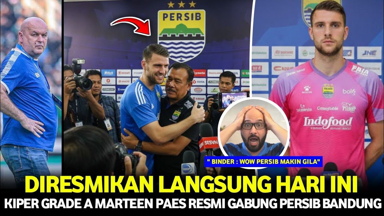 🥶BUNG BINDER SAMPAI SHOK! KIPER GRADE A MARTEEN PAES RESMI KE MAUNG BANDUNG ~ RIVAL AUTO SEMAKIN IRI