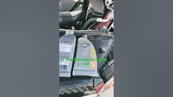 oil change tips on a newer Mercedes-Benz
