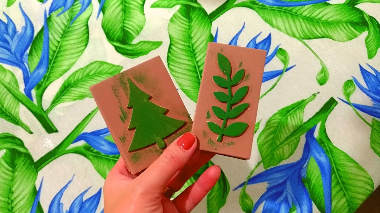 Como fazer CARIMBOS DE EVA para aplicação em tecido - SUPER FÁCIL!