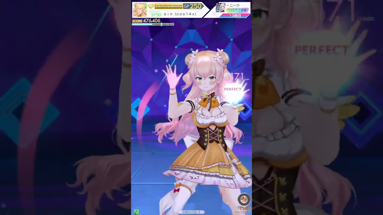 【AP動画】ナイト・オブ・ニーツ CONNECT - Lv.47【テトテコネクト】(パートナー:桃鈴ねね)