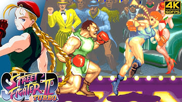 Super Street Fighter II Turbo - Cammy (Arcade / 1994) 4K 60FPS