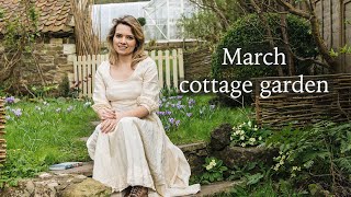 March Cottage Garden Tour - 1000s of Spring Bulbs, Willow Weaving \& New Hellebores