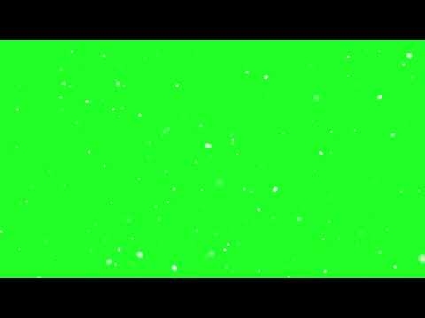 White Snow Bubble ❄️ Green Screen Effect | Falling Particles Overlay