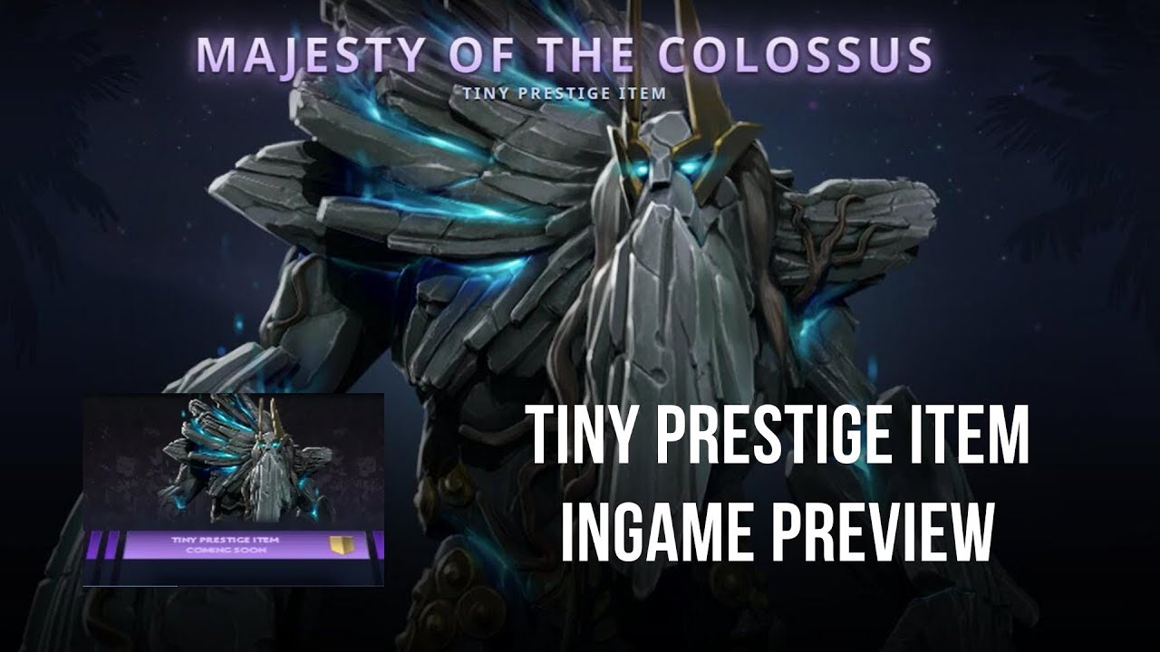 Tiny prestige item first look | Majesty of the colossus | INGAME view