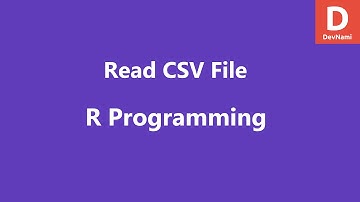 Read CSV File in R