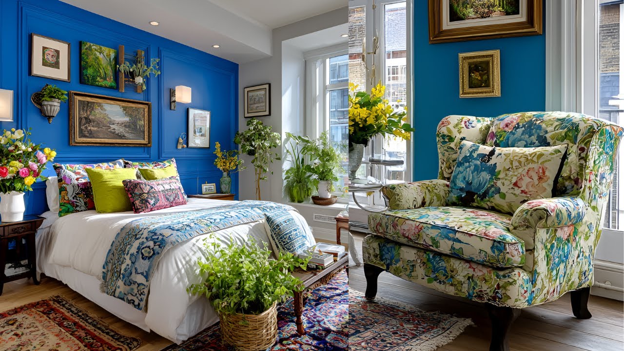 French Blue Bedroom Makeover: Creating a Timeless English Cottage Retreat