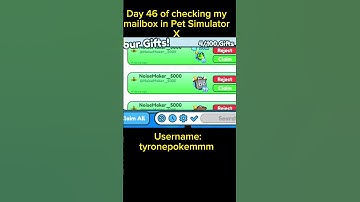 Day 46 of checking my mailbox in Pet Simulator X