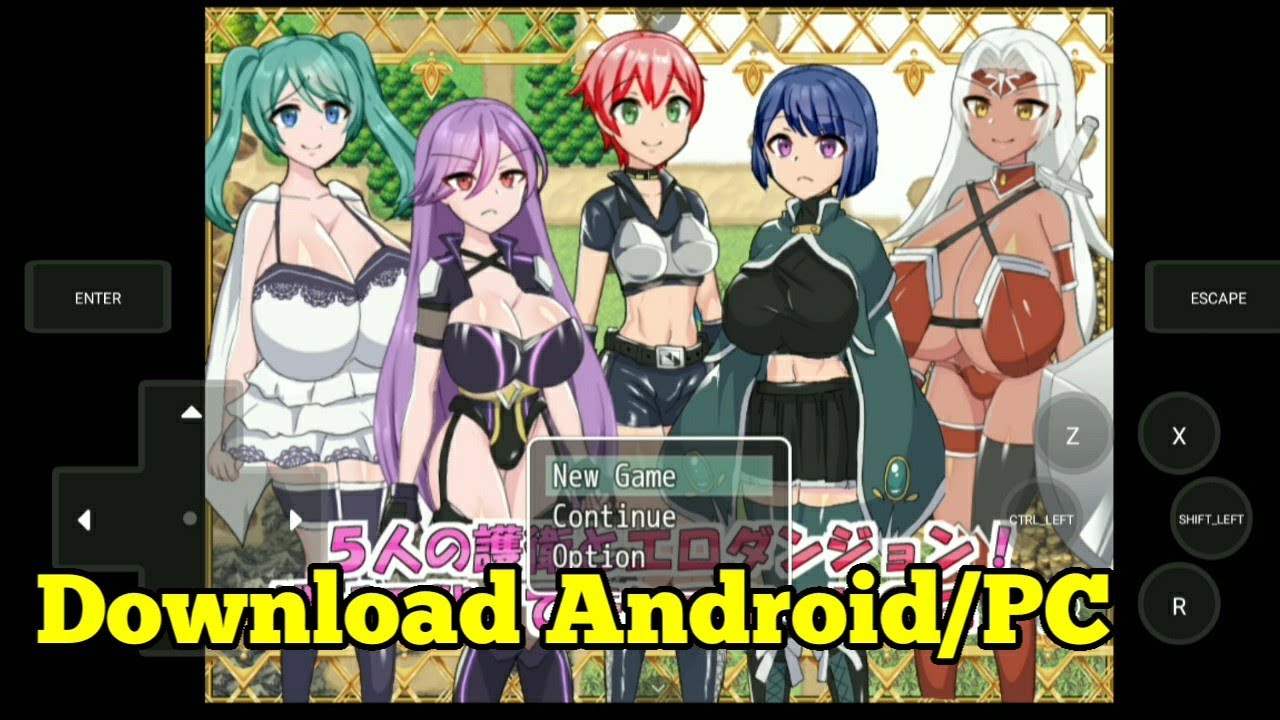 Ero dungeon party of five game (AndroidPC) @Gameflix - YouTube