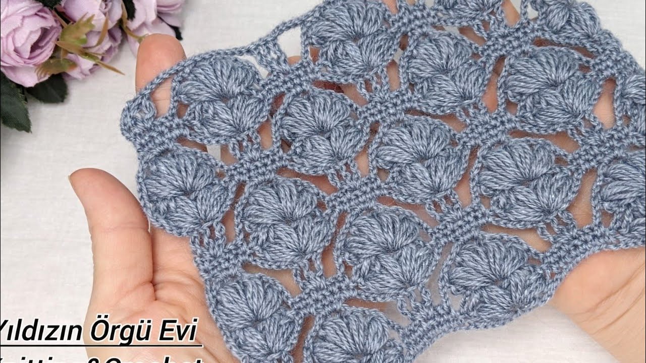 Sır Gibi Saklanan DANTEL Kadar Zarif Hızlı İlerleyen Trend Tığ İşi  Modeli Yelek Şal Modeli #crochet