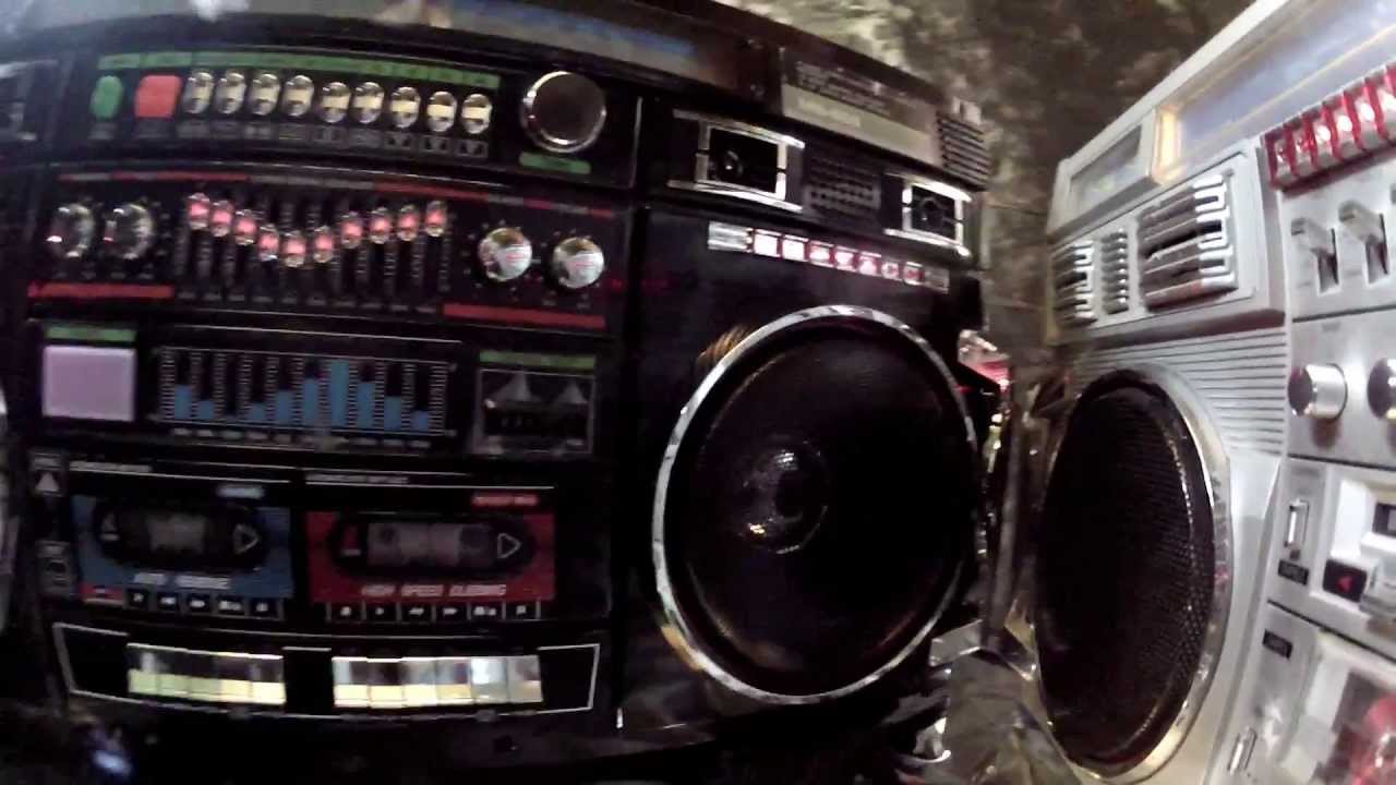 Three Huge Boomboxes! YouTube