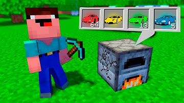 WHAT SECRET CAR WILL DROP NOOB FROM THIS STRANGE FURNACE? MINECRAFT CHALLENGE! AMV SHORT Animation