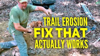 How to Stop Trail Erosion with Recycled Guard Rails | Erosion Control Tips w/ Nick Powell