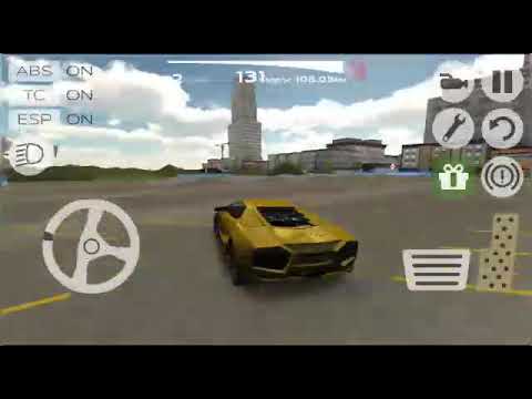 Introduction of lamborghini in car simulator - YouTube