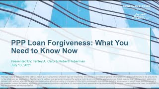 PPP Loan Forgiveness: What You Need to Know Now