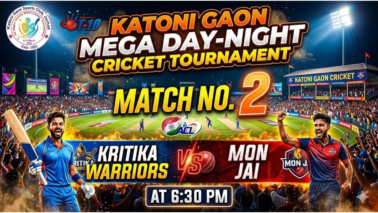 KATONI GAON MEGA NIGHT T10 CRICKET MATCH NO 1