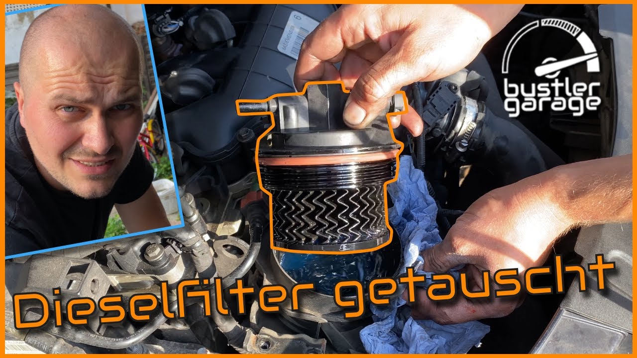 Ford Focus 1.6 Tdci Dieselfilter Wechseln Kosten Dieselfilter richtig wechseln | BustlerGarage | DIY - YouTube