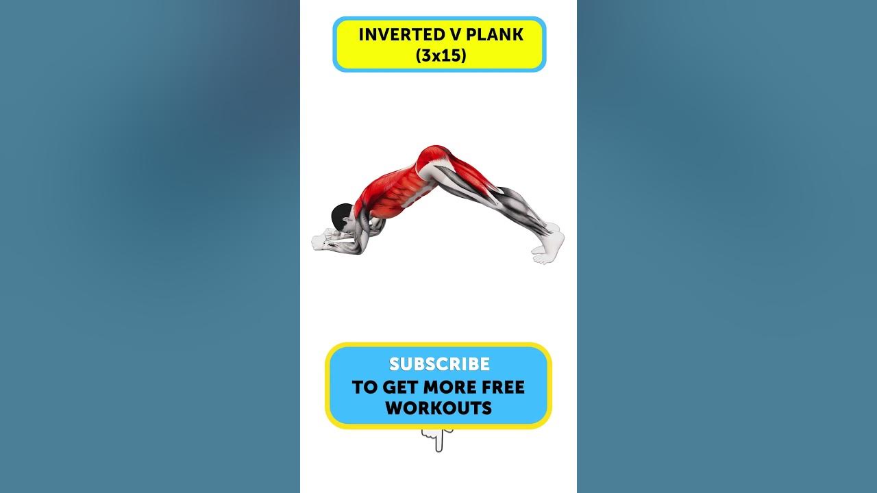 The Inverted VPlank Workout A new way to tone your upper body shorts