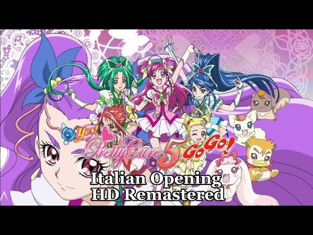 1080p] Yes! Precure 5 GoGo! & Milky Rose Group Transformation 