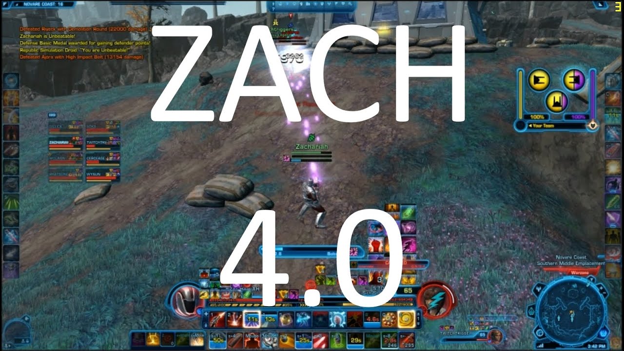 SWTOR 4.0 PvP: Zachariah The Commando