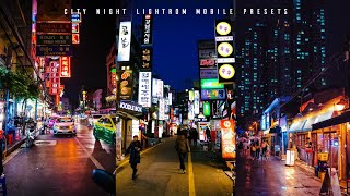 Night Preset - Lightroom Mobile Presets DNG | Night Filter | City Night screenshot 2