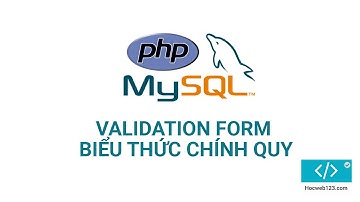 Validation form bằng biểu thức chính quy php- unitop.vn