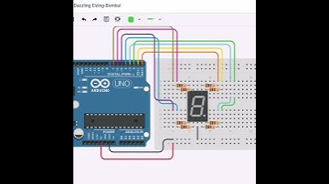 Simulación arduino uno con desplay de 7 segmentos